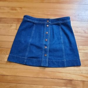 Madewell Denim Mini Skirt, Size 14, EUC